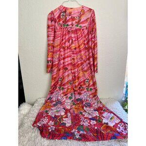 {VTG} Elaine Sklar Lingerie Co. | Mumu Kaftan Maxi House Dress